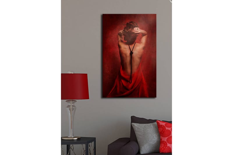 Dekorativt Canvas Maleri LED-belysning - Flerfarvet - Boligtilbehør - Billeder & kunst - Billeder på lærred