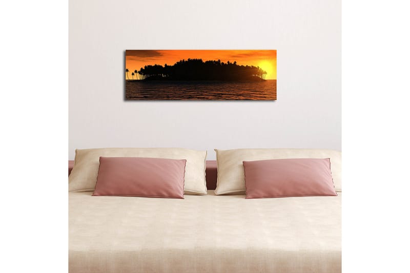 Dekorativt Canvas Maleri LED-belysning - Flerfarvet - Boligtilbehør - Billeder & kunst - Billeder på lærred