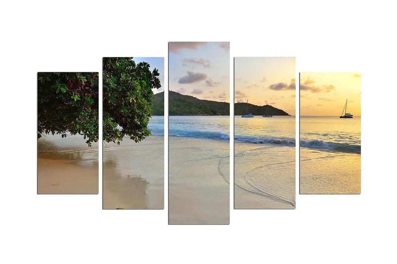 Dekorativt MDF-Maleri 5 Dele, Flerfarvet
