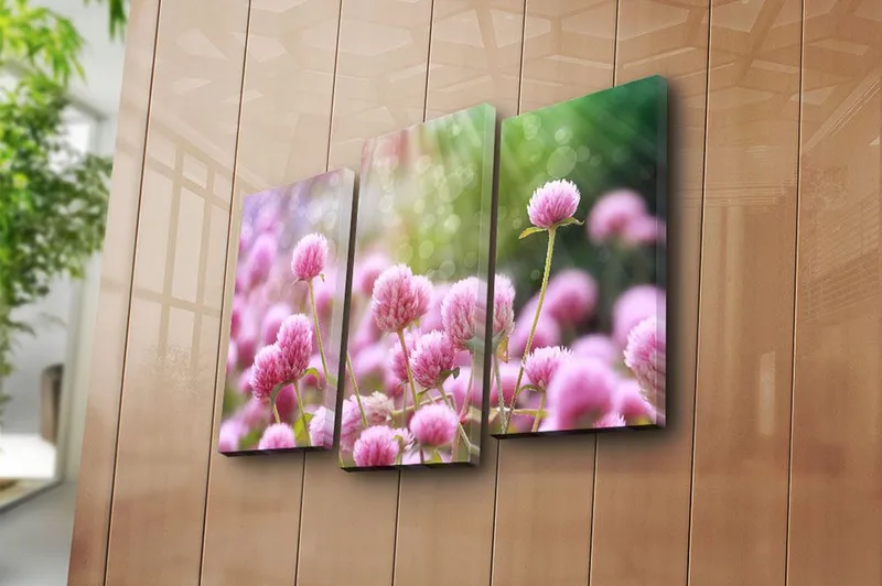 Fototapet 3 stk Flerfarvet - 22x03 cm - Boligtilbehør - Billeder & kunst - Billeder på lærred