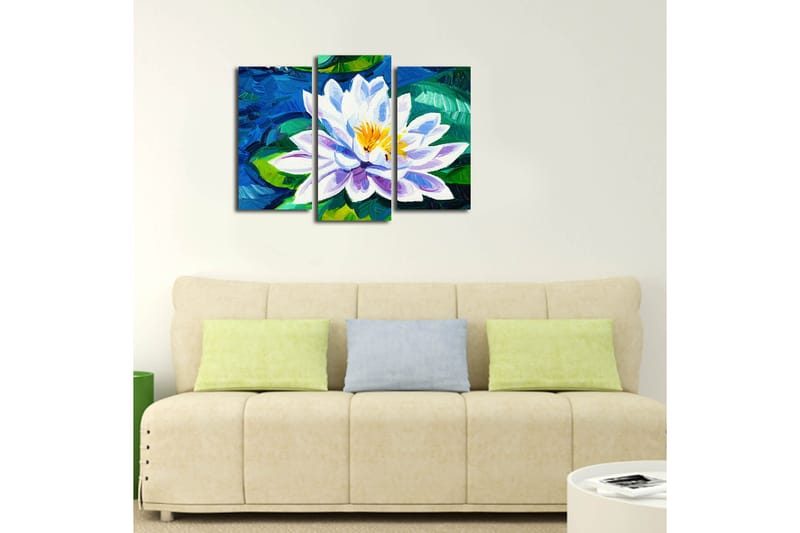 Fototapet 3 stk Flerfarvet - 22x03 cm - Boligtilbehør - Billeder & kunst - Billeder på lærred
