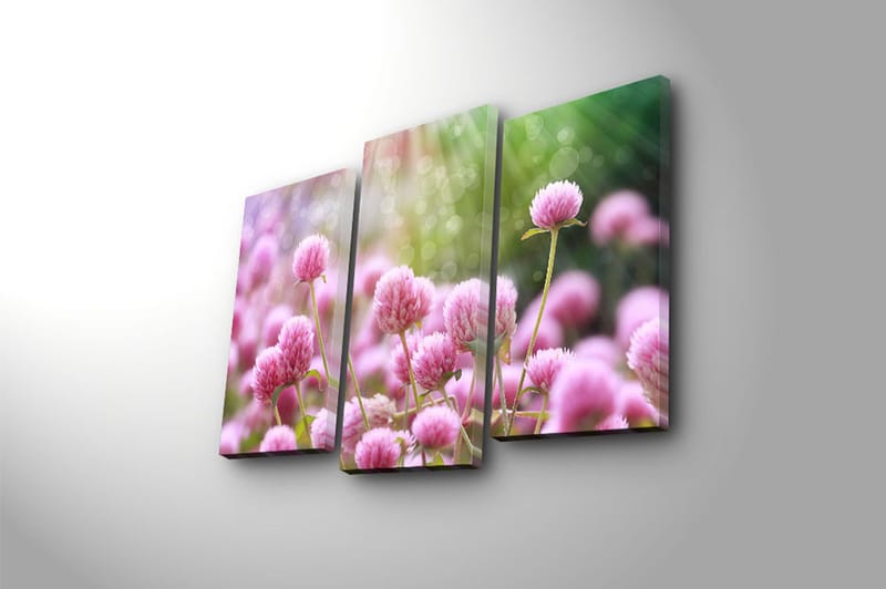 Fototapet 3 stk Flerfarvet - 22x03 cm - Boligtilbehør - Billeder & kunst - Billeder på lærred
