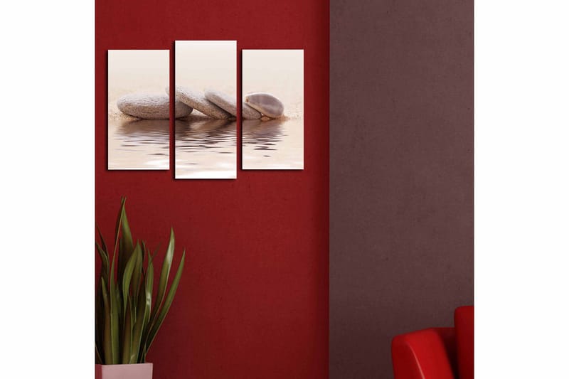 Fototapet 3 stk Flerfarvet - 22x03 cm - Boligtilbehør - Billeder & kunst - Billeder på lærred