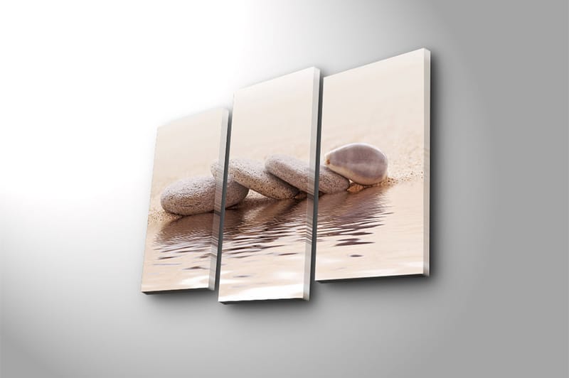 Fototapet 3 stk Flerfarvet - 22x03 cm - Boligtilbehør - Billeder & kunst - Billeder på lærred