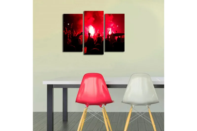 Fototapet 3 stk Flerfarvet - 22x03 cm - Boligtilbehør - Billeder & kunst - Billeder på lærred