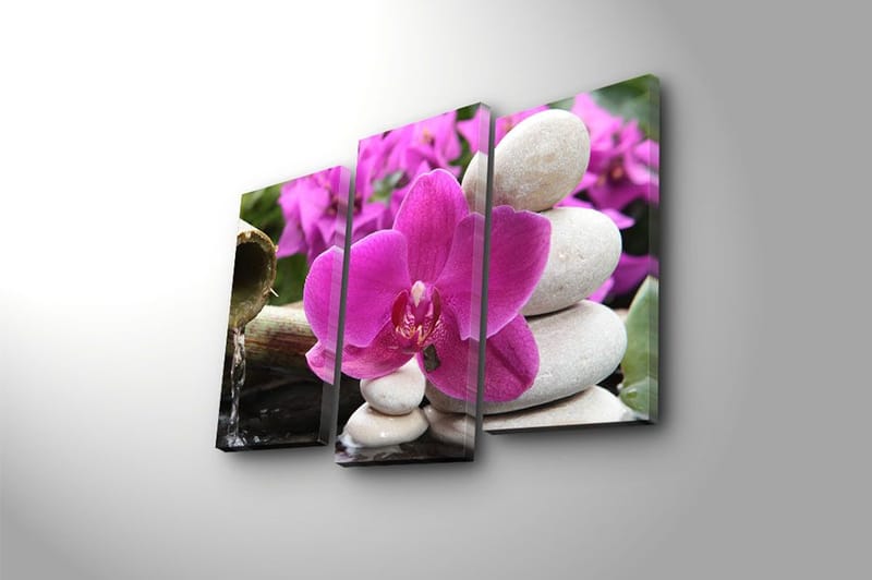 Fototapet 3 stk Flerfarvet - 22x03 cm - Boligtilbehør - Billeder & kunst - Billeder på lærred