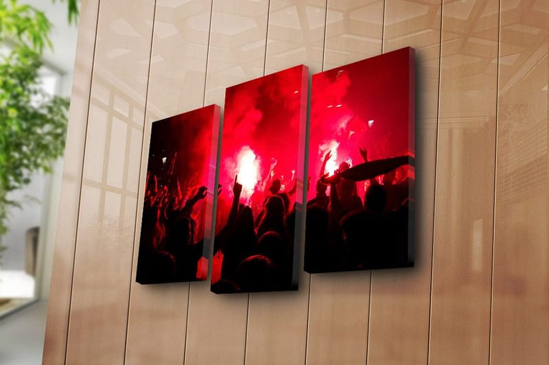 Fototapet 3 stk Flerfarvet - 22x03 cm - Boligtilbehør - Billeder & kunst - Billeder på lærred