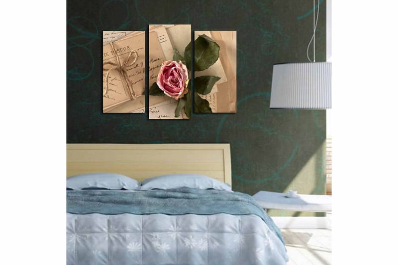 Fototapet 3 stk Flerfarvet - 22x03 cm - Boligtilbehør - Billeder & kunst - Billeder på lærred