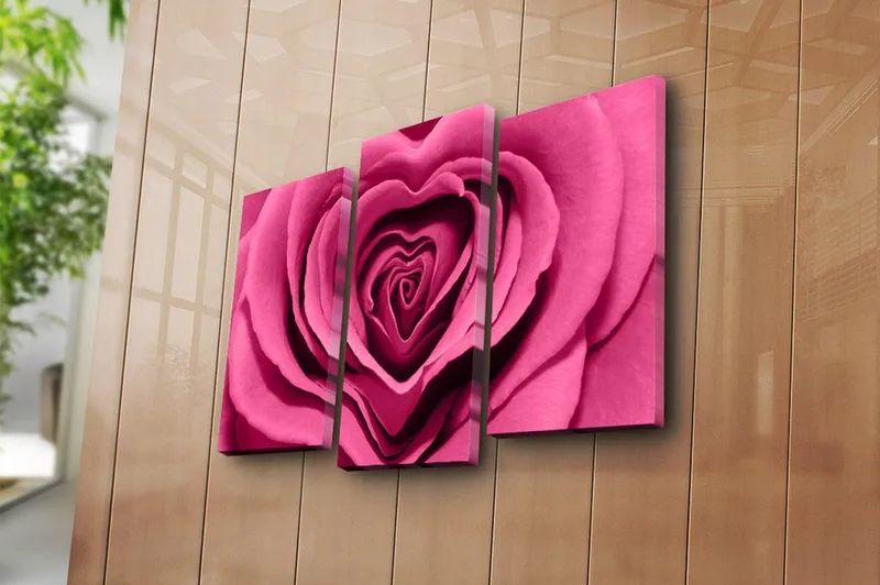 Fototapet 3 stk Flerfarvet - 22x03 cm - Boligtilbehør - Billeder & kunst - Billeder på lærred