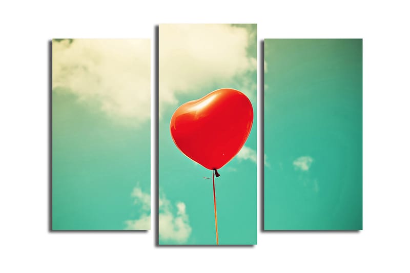 Fototapet 3 stk Flerfarvet, 22x03 cm