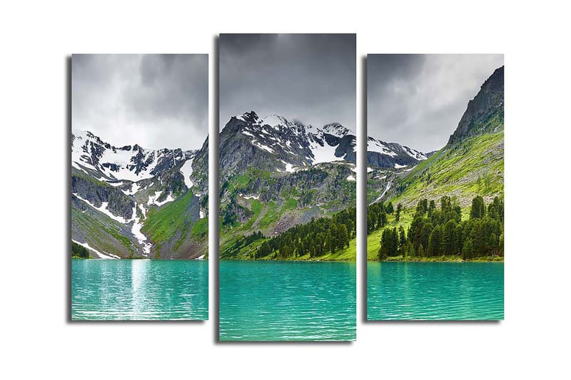 Fototapet 3 stk Flerfarvet, 22x03 cm