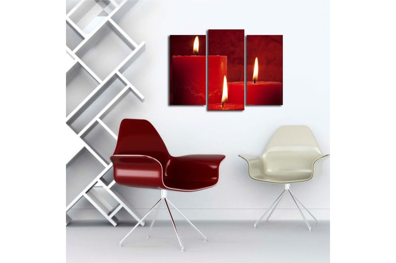 Fototapet 3 stk Flerfarvet - 22x03 cm - Boligtilbehør - Billeder & kunst - Billeder på lærred