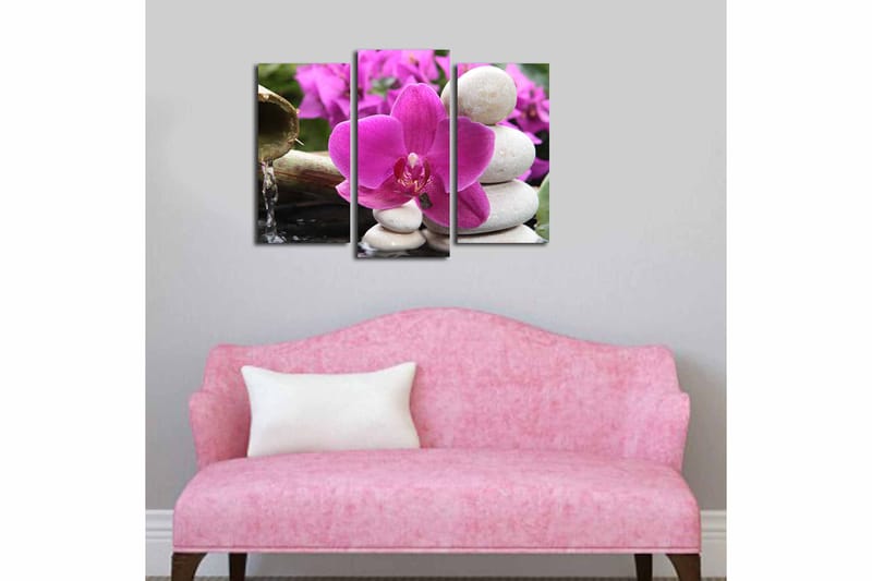 Fototapet 3 stk Flerfarvet - 22x03 cm - Boligtilbehør - Billeder & kunst - Billeder på lærred