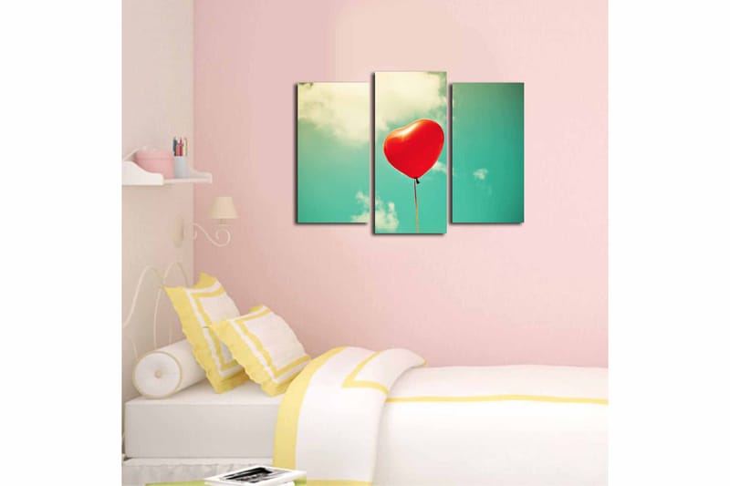 Fototapet 3 stk Flerfarvet - 22x03 cm - Boligtilbehør - Billeder & kunst - Billeder på lærred