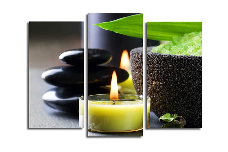 Fototapet 3 stk Flerfarvet, 22x03 cm