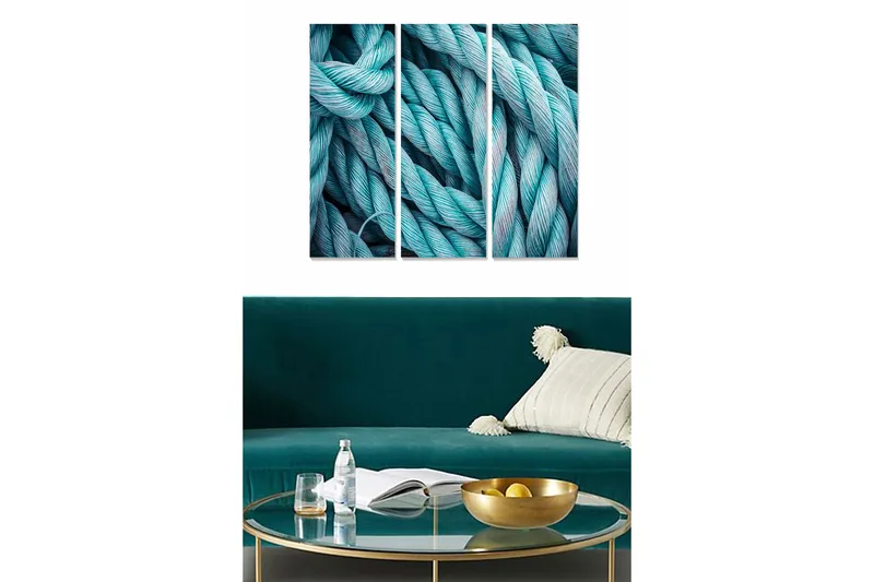 Fototapet 3 stk Flerfarvet - 22x05 cm - Boligtilbehør - Billeder & kunst - Billeder på lærred