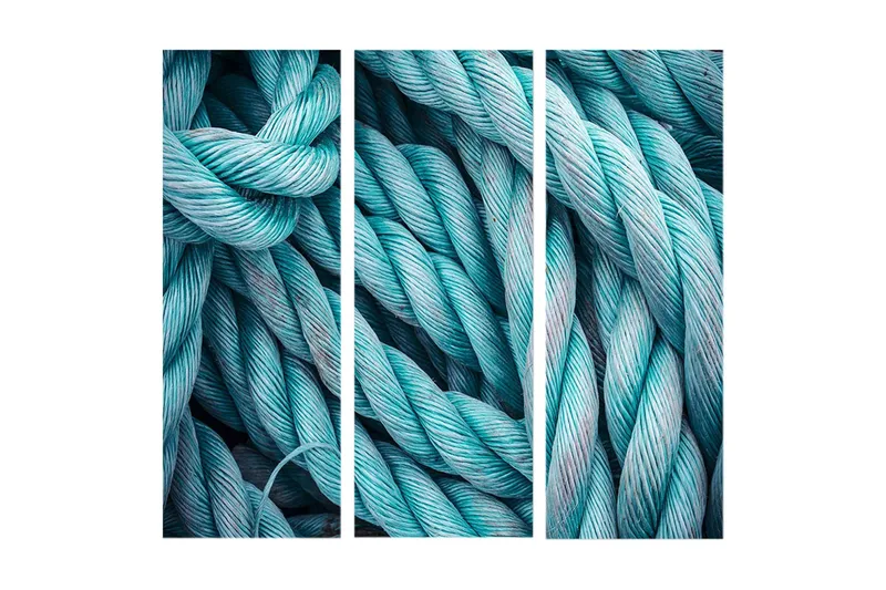 Fototapet 3 stk Flerfarvet, 22x05 cm