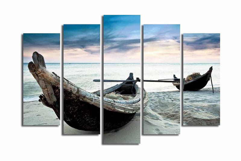 Fototapet 5 stk Flerfarvet - 11x96 cm - Boligtilbehør - Billeder & kunst - Billeder på lærred