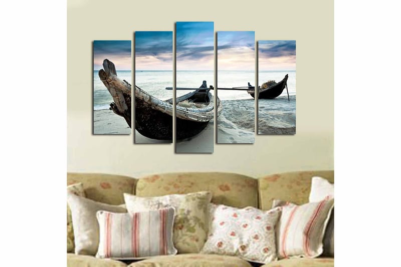Fototapet 5 stk Flerfarvet - 11x96 cm - Boligtilbehør - Billeder & kunst - Billeder på lærred