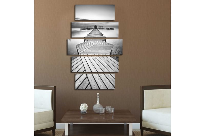 Fototapet 5 stk Flerfarvet - 11x96 cm - Boligtilbehør - Billeder & kunst - Billeder på lærred