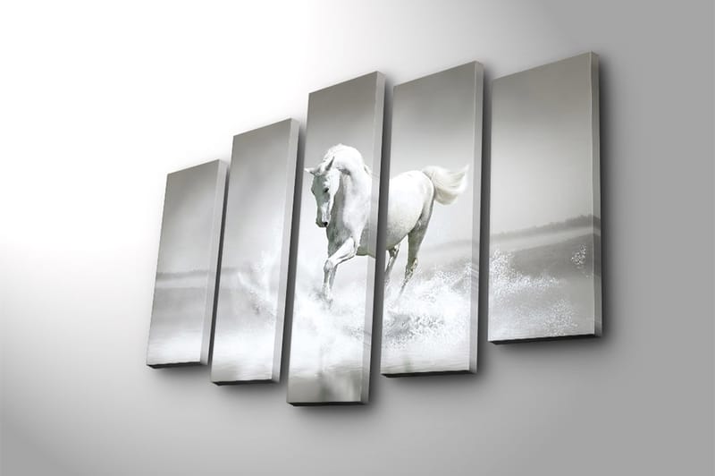 Fototapet 5 stk Flerfarvet - 11x96 cm - Boligtilbehør - Billeder & kunst - Billeder på lærred