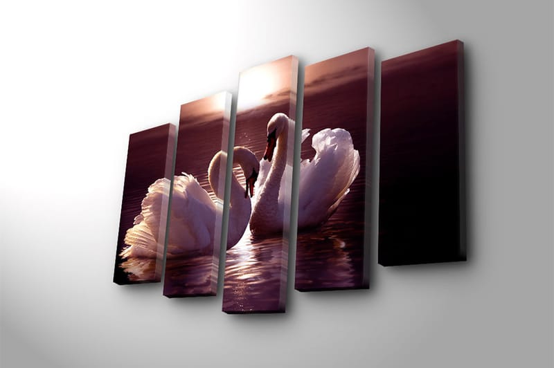 Fototapet 5 stk Flerfarvet - 11x96 cm - Boligtilbehør - Billeder & kunst - Billeder på lærred