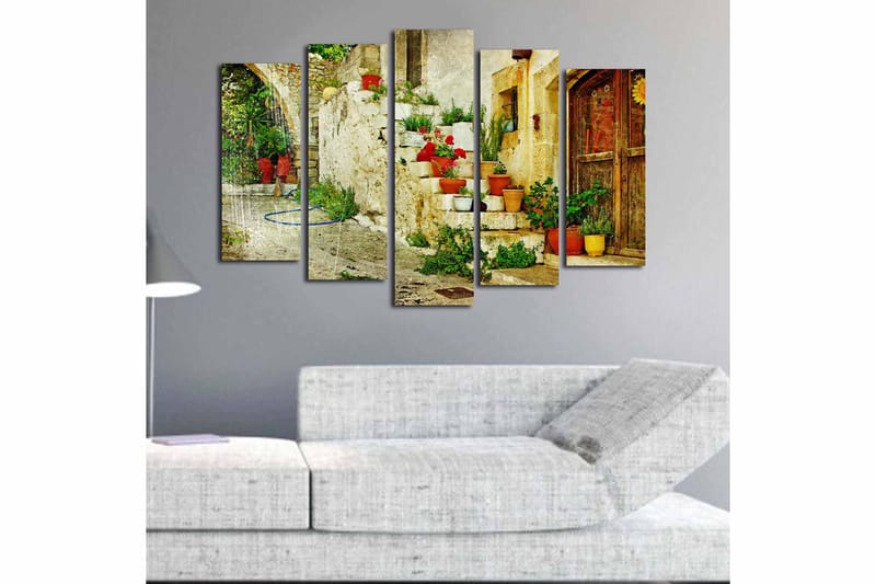 Fototapet 5 stk Flerfarvet - 11x96 cm - Boligtilbehør - Billeder & kunst - Billeder på lærred