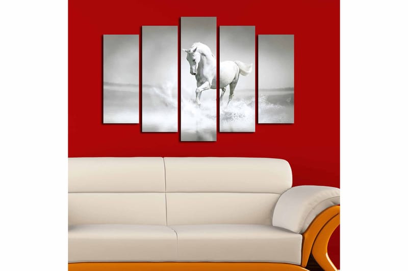 Fototapet 5 stk Flerfarvet - 11x96 cm - Boligtilbehør - Billeder & kunst - Billeder på lærred