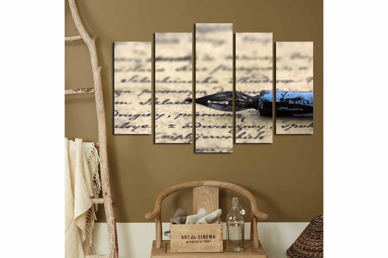 Fototapet 5 stk Flerfarvet - 11x96 cm - Boligtilbehør - Billeder & kunst - Billeder på lærred