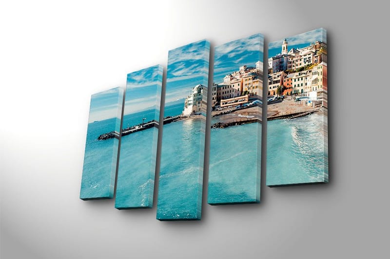 Fototapet 5 stk Flerfarvet - 11x96 cm - Boligtilbehør - Billeder & kunst - Billeder på lærred