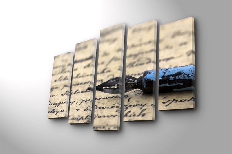 Fototapet 5 stk Flerfarvet - 11x96 cm - Boligtilbehør - Billeder & kunst - Billeder på lærred