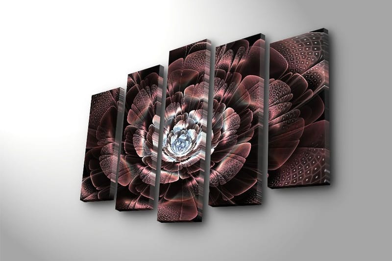 Fototapet 5 stk Flerfarvet - 11x96 cm - Boligtilbehør - Billeder & kunst - Billeder på lærred