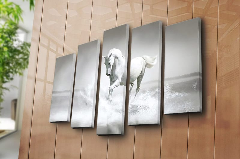 Fototapet 5 stk Flerfarvet - 11x96 cm - Boligtilbehør - Billeder & kunst - Billeder på lærred