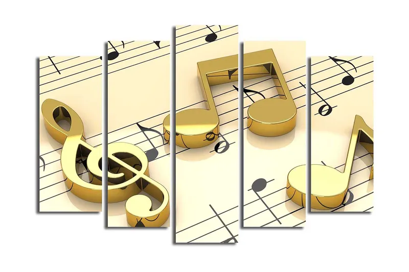 Fototapet 5 stk Flerfarvet, 11x96 cm