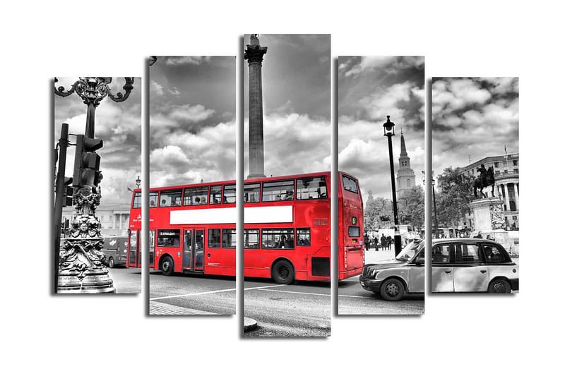 Fototapet 5 stk Flerfarvet, 11x96 cm