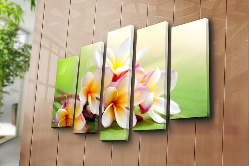 Fototapet 5 stk Flerfarvet - 11x96 cm - Boligtilbehør - Billeder & kunst - Billeder på lærred