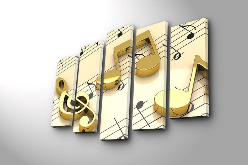 Fototapet 5 stk Flerfarvet - 11x96 cm - Boligtilbehør - Billeder & kunst - Billeder på lærred