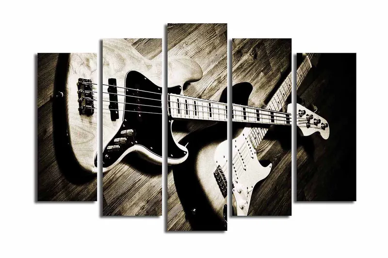 Fototapet 5 stk Flerfarvet, 11x96 cm