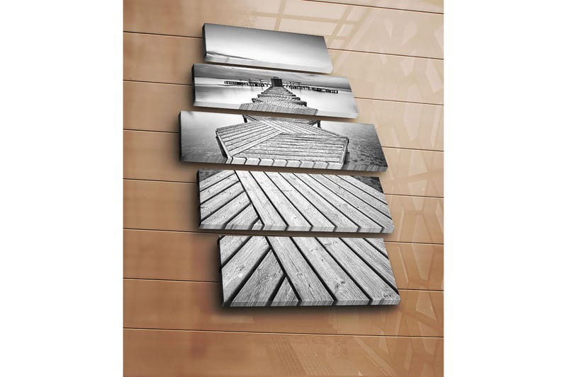 Fototapet 5 stk Flerfarvet - 11x96 cm - Boligtilbehør - Billeder & kunst - Billeder på lærred