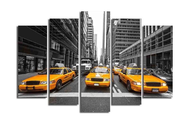 Fototapet 5 stk Flerfarvet, 11x96 cm