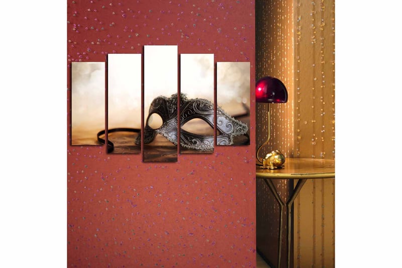 Fototapet 5 stk Flerfarvet - 19x60 cm - Boligtilbehør - Billeder & kunst - Billeder på lærred