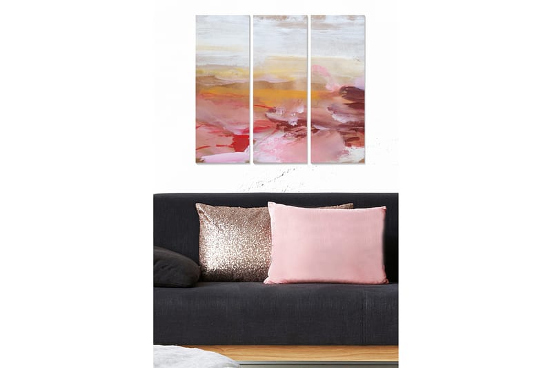 Fototapet Abstrakt 3 stk Flerfarvet - 22x05 cm - Boligtilbehør - Billeder & kunst - Billeder på lærred