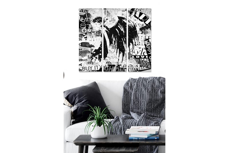 Fototapet Abstrakt 3 stk Flerfarvet - 22x05 cm - Boligtilbehør - Billeder & kunst - Billeder på lærred
