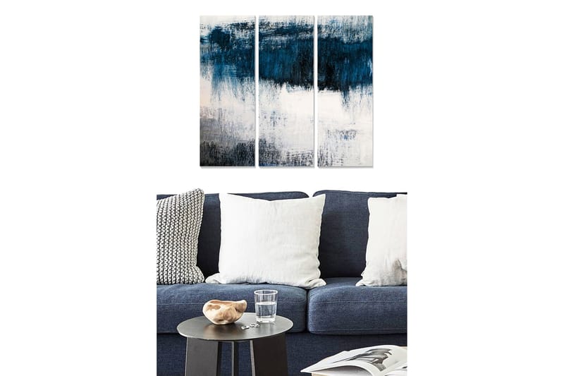 Fototapet Abstrakt 3 stk Flerfarvet - 22x05 cm - Boligtilbehør - Billeder & kunst - Billeder på lærred
