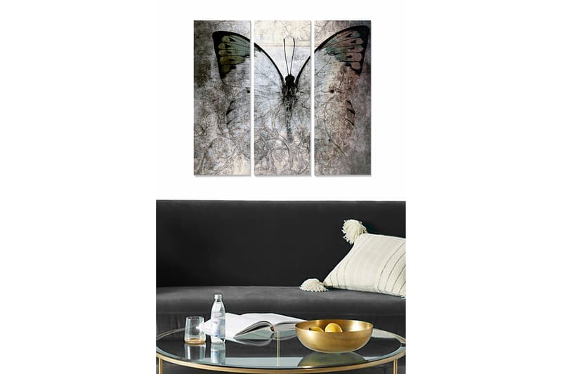 Fototapet Abstrakt 3 stk Flerfarvet - 22x05 cm - Boligtilbehør - Billeder & kunst - Billeder på lærred