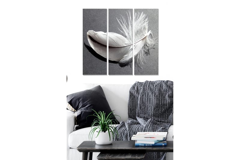Fototapet Abstrakt 3 stk Flerfarvet - 22x05 cm - Boligtilbehør - Billeder & kunst - Billeder på lærred