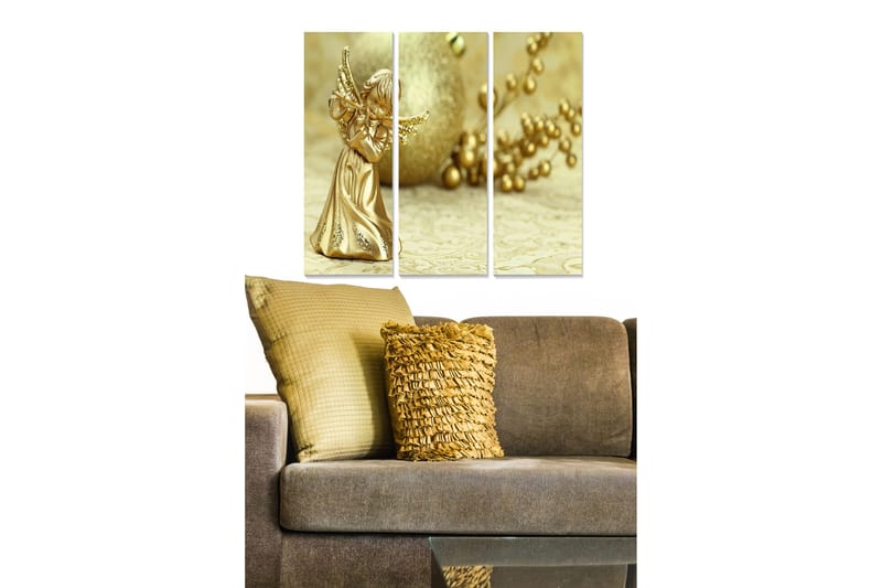 Fototapet Abstrakt 3 stk Flerfarvet, 22x05 cm