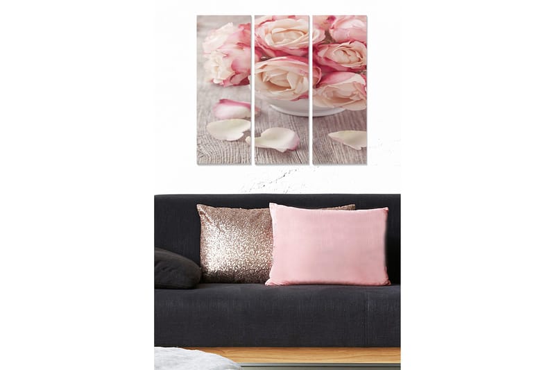 Fototapet Abstrakt 3 stk Flerfarvet, 22x05 cm