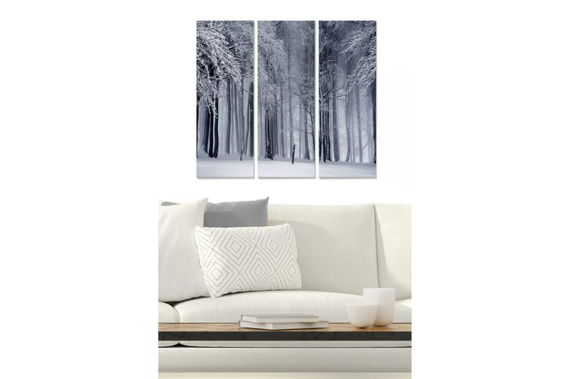 Fototapet Abstrakt 3 stk Flerfarvet, 22x05 cm