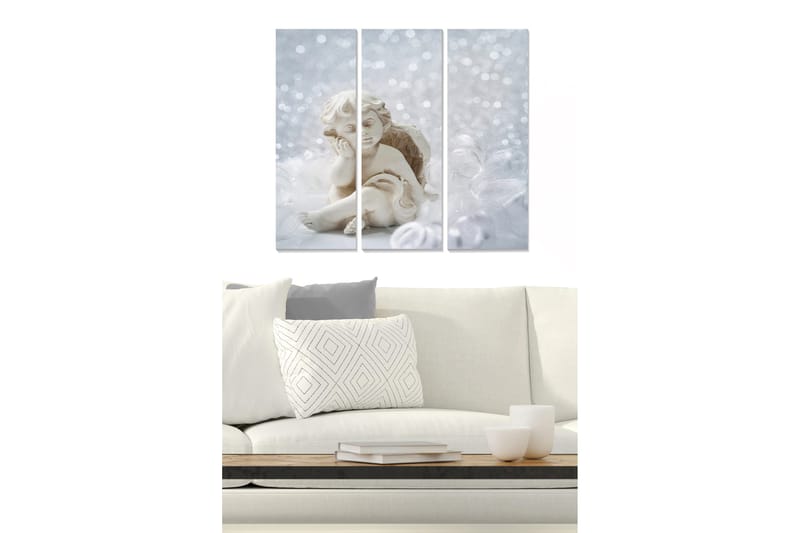 Fototapet Abstrakt 3 stk Flerfarvet, 22x05 cm